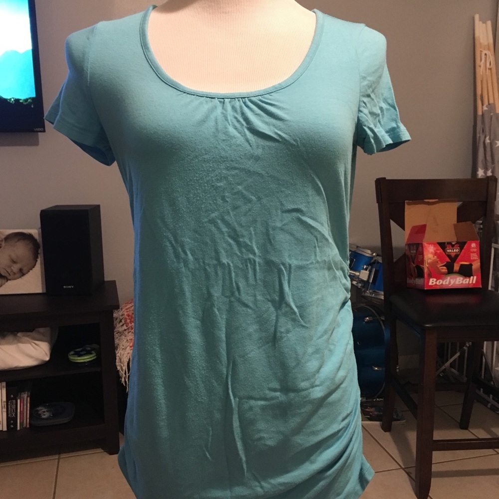 Light Blue Maternity top XS